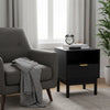 1 Drawer Wooden Bedroom Bedside Cabinet Open Storage Shelf Nightstand Side Table