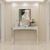 48'' Long Mirrored Console Table Crushed Diamond Vanity Table Offices Home Decor