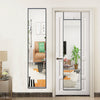 Full Length Over Door Mirror Door Hung Mirror Dormitory Wardrobe Bedroom Mirror