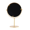 Wall Metal Frame Mirror Bathroom Bedroom Makeup Dressing Oval Pill Shaped Mirror