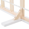 Solid Pine Wood Wooden Bed Frame White Grey Single Double Size Bed 3ft 4ft6