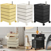 Kitchen Pantry Cabinet Pull Out Rotating Storage Shelf Sofa Bedroom Side Cabinet