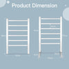 2-in-1 Multifunctional Electric Towel Warmer 100W Heater Drying Cloth Stand Rack