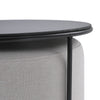 Wood Chesterfield Coffee Table Chair Footstool Set Round Pouffe Pouf Seat Stool
