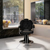 Rolling Swivel Salon Stool Chair with Back Support Adjustable Hydraulic Office