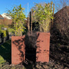 60cm Tall Metal Planter Garden Corten Steel Plant Flowers Pot Outdoor Trough Tub