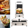 Commercial Panini Grill Press Electric Catering Toaster Sandwich Maker 1/2 Sided