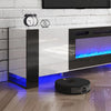 TV Stand Unit Cabinet for TVs up to 90 Inches With LED Insert Electric Fireplace