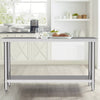 Commercial Catering Kitchen Stainless Steel Table Worktop Work Bench Prep Table