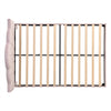 Upholstered Platform Bed 5 ft King Bed Frame with Headboard Velvet Fabric Pink