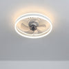 LED Ceiling Fan Light Dimmable Living Room Chandelier Lamp With Remote Control