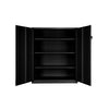 Metal Cupboard Storage Cabinet with 2 Doors for Office Laundry Workshop Garage