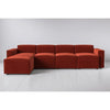 Swyft Model 03 4 Seater Chaise Sofa - Harissa Chenille RRP £4495