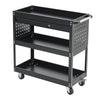 3 Tier Tool Trolley Cart Roller Cabinet Garage Repair Tools Storage Drawer Shelf