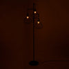Industrial Floor Lamp Standing Lamp with Wire Cage Lampshade for Living Room