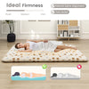 Futon Mattress Floor Roll Up Mattress Tatami Mat Washable Cover with Carry Bag