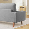 Velvet Sofa with 2 Pillows 2/3 Seater Modern Couch Love Seat Settee Home Office