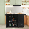 Mobile Kitchen Island Cart Rolling Kitchen Island Trolley Cupboard w/Drawers