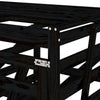 Quadruple Wheelie Bin Storage, Bin Store with 4 Compartments, Dustbin Q9A3