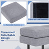 Waiting Room Bench Long Seating Upholstered Salon Reception Bench Office Chair