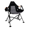 Oversized Hammock Camping Chair Rocking Chair w/ Cup Holder Black