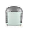 Clear Desktop Cosmetic Storage Box Make Up Organizer 2 Drawers Lidded Case Rack