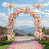 Heavy Duty Metal Garden Arch Path Wedding Rose Pergola Archway Flowers Climbing