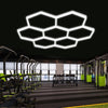 7 Grid Led Hexagon Lights Customize System Honeycomb Light for Garage Home Lamp