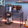 Study Writing Desk 100cm Home Office Computer Desk w/storage-Coffee