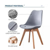 Set of 1/2/4 Tulip Dining Chairs Designer Chairs Wooden Home Office Kitchen