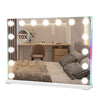 15 Bulb Hollywood Mirror LED Lighted Makeup Mirror w/RGB Light Strip