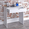 White Wooden Dressing Table Makeup Vanity Computer Desk Room Furniture 1 Drawer