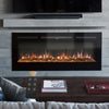 Electric Insert Mounted 70'' Fireplace Wall Hanging Fire Heater Remote 12 Colors