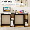 Small Computer Desk 80cm Home Office Desk Study Writing Desk-Black