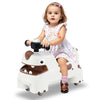 Ride on Toy Baby Dinosaur Sliding Car with Horn Music Lights White