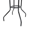 Outdoor Glass Metal Frame Bistro Dining Table Cocktail Table Garden Patio Table