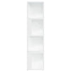 WALPLUS Corner Cabinet White 33x33x132 cm Engineered Wood Storage Unit