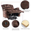 Fabric Electric Power Lift Recliner Chair Sofa with Massage and Heat Funktion