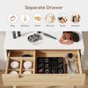 Vanity Modern Dressing Table Set with LED Mirror Storage Shelf Stool Drawer