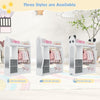 New Kids Wardrobe Clothes Hanging Storage Shelf Cabinet Open Wardrobe Furniture
