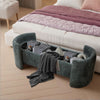 Storage Ottoman Seat Stool Bench Chest Toy Box Pouffee Footstool Bedroom Trunk