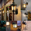 Traditional Outdoor Garden Wall Light Lantern Corridor Porch Patio Fence Lamp