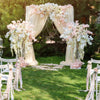 Set of 2 Wooden Wedding Arch Stand Backdrop Flower Balloon Frame Party