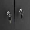Wall Mounted Hanging Lockable Tool Garage Storage Cupboard Metal Chest Cabinet