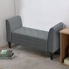 Button Upholstered Chaise Bench Storage Bed End Stool Chair Window Seat Footrest