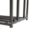 S/M/L Metal Firewood Fire Log Rack Wood Storage Rack Holder Indoor Outdoor Cover