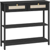 Console Table Hallway Table Sofa Table Side Table 80 x 25 x 75 cm Black