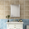 Bathroom Dimmable LED Mirror Cabinet Makeup Mirror Storage Box + Shaver Socket
