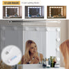 Dressing Table White LED MDF Makeup Desk with 4 Drawers 1 Door Bedroom Gift New