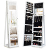3-in-1 Jewelry Cabinet Full-Length Mirrored Jewelry Armoire Storage Organizer